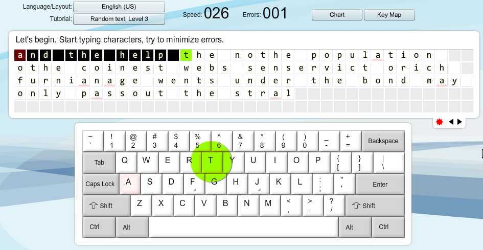 keybr - learn how to type