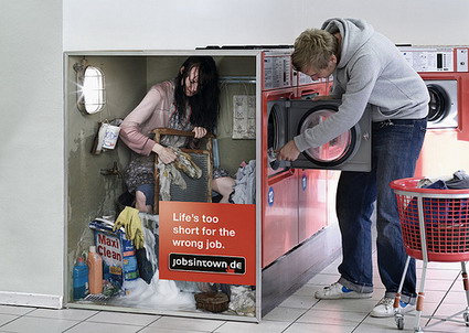 Jobs in Town Advertising (Waschmaschine)