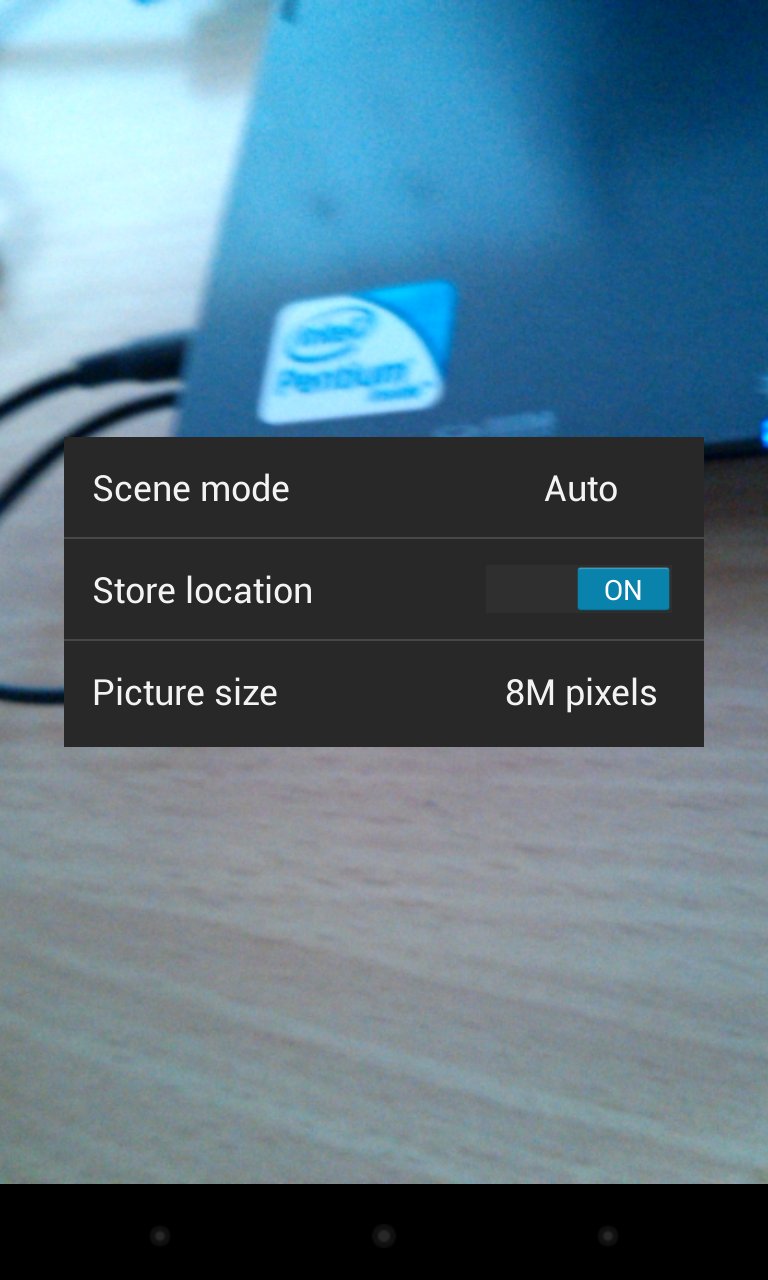 Android: Store location setting