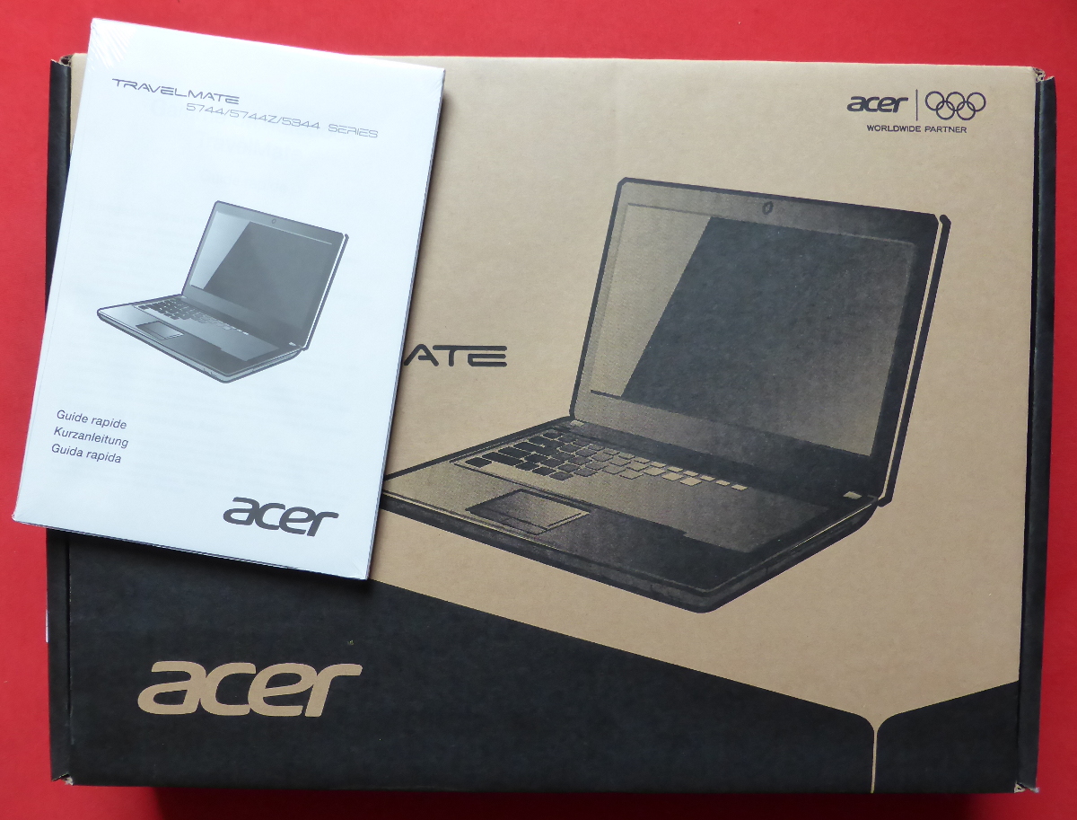 Acer Travelmate 5744Z im Original-Karton