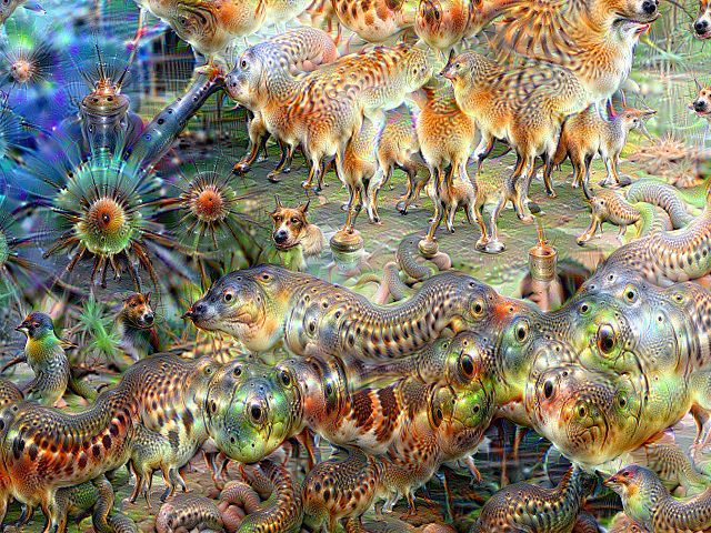 Deep Dream of a Moon jelly