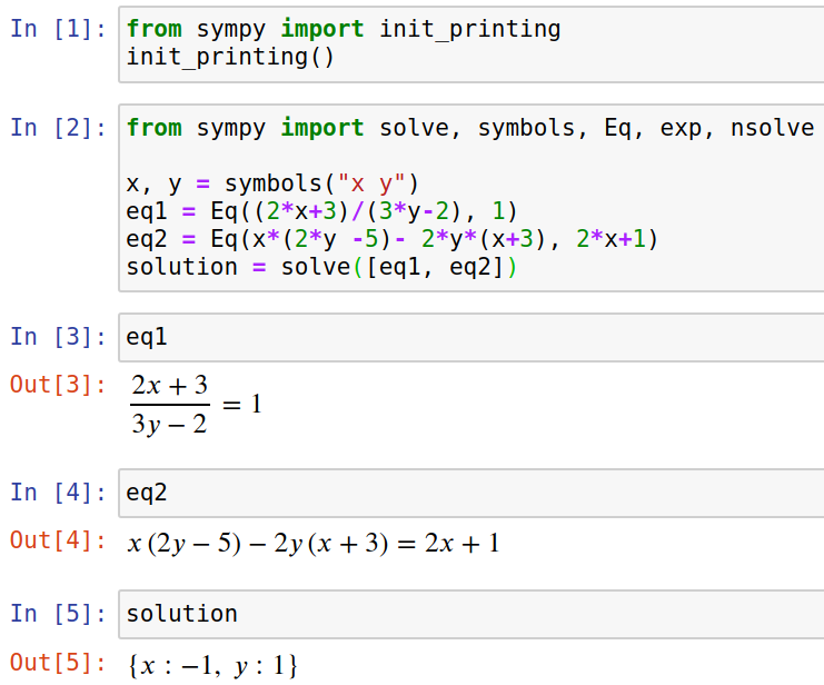 How To Solve Algebraic Equations In Python 2767