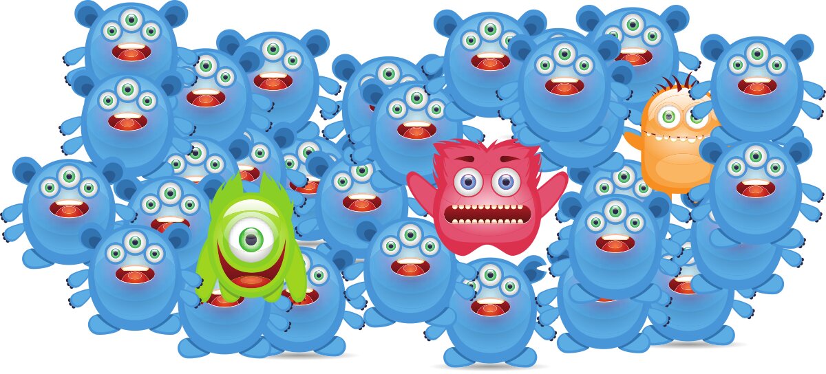 Based on the Monster Character set by macrovector