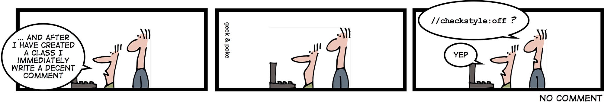 Comic by Geek and Poke (Oliver Widder)