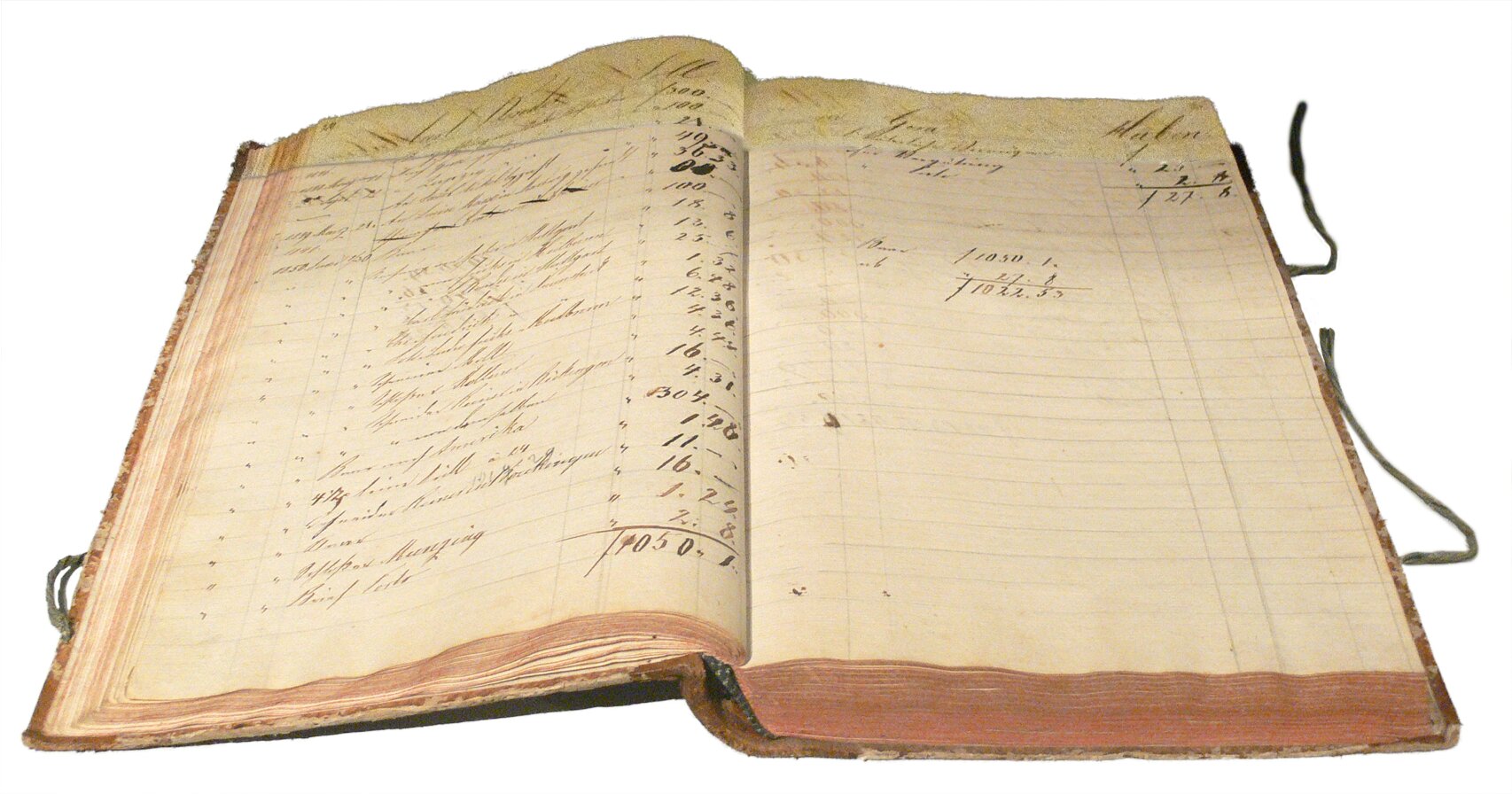 German Ledger from 1828 (Source: RaphaelQS)