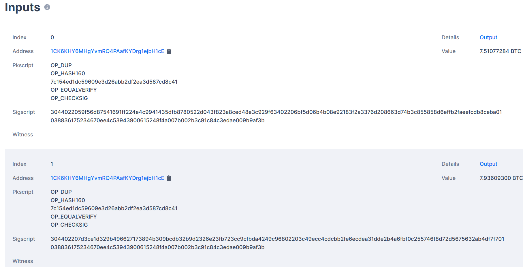 Screenshot taken from blockchain.com