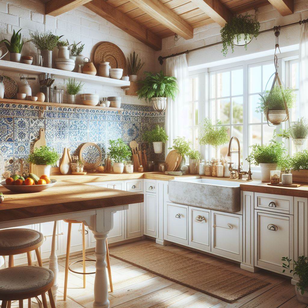 Mediterranean style kitchen